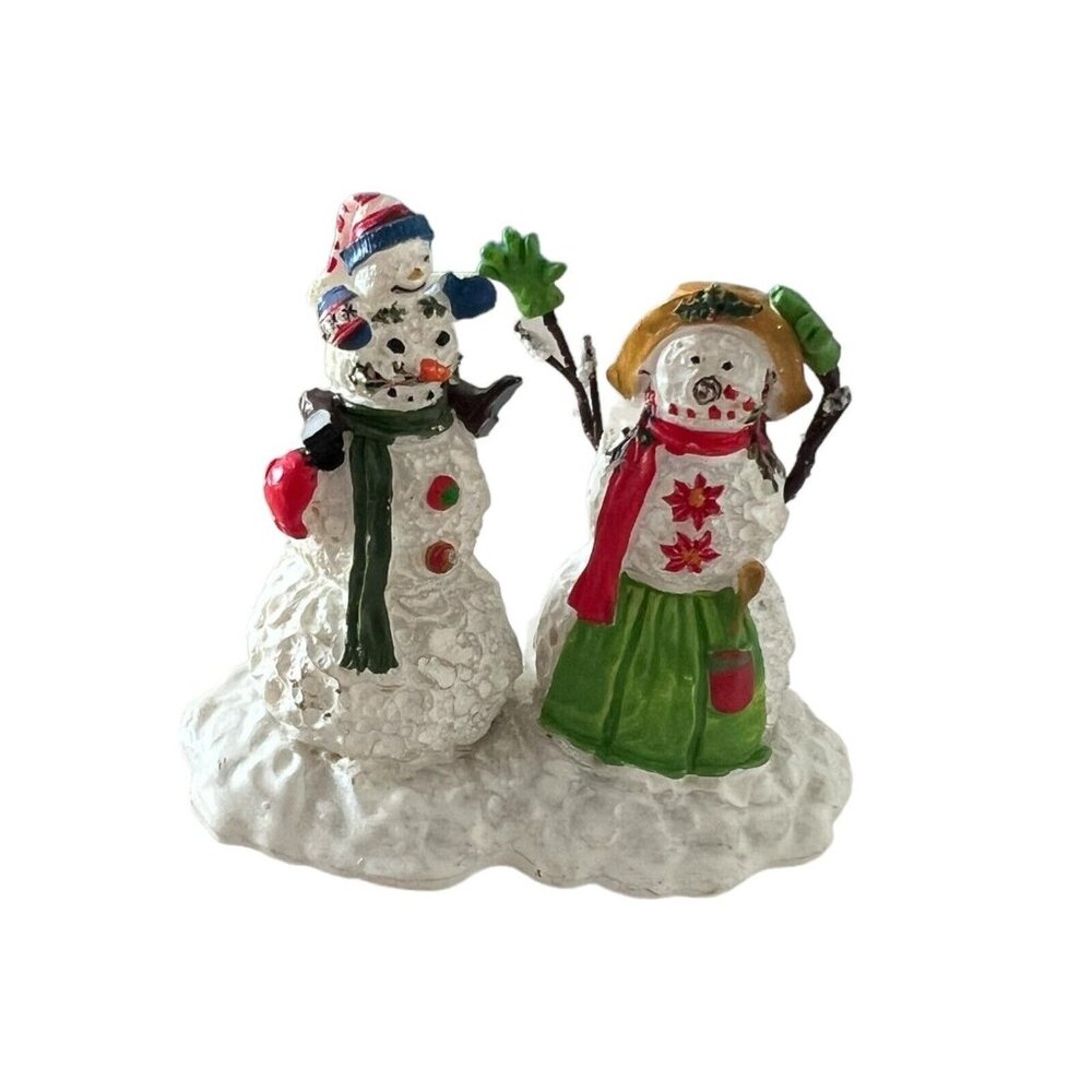 Lemax snowman family mom dad village accessory xmas - Picture 1 of 7